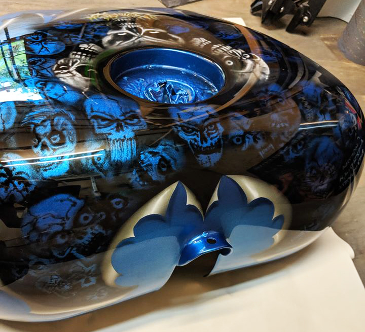 Blue Skulls Trike